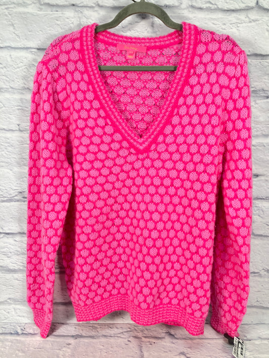 Sweater By Lilly Pulitzer In Pink, Size: Xl