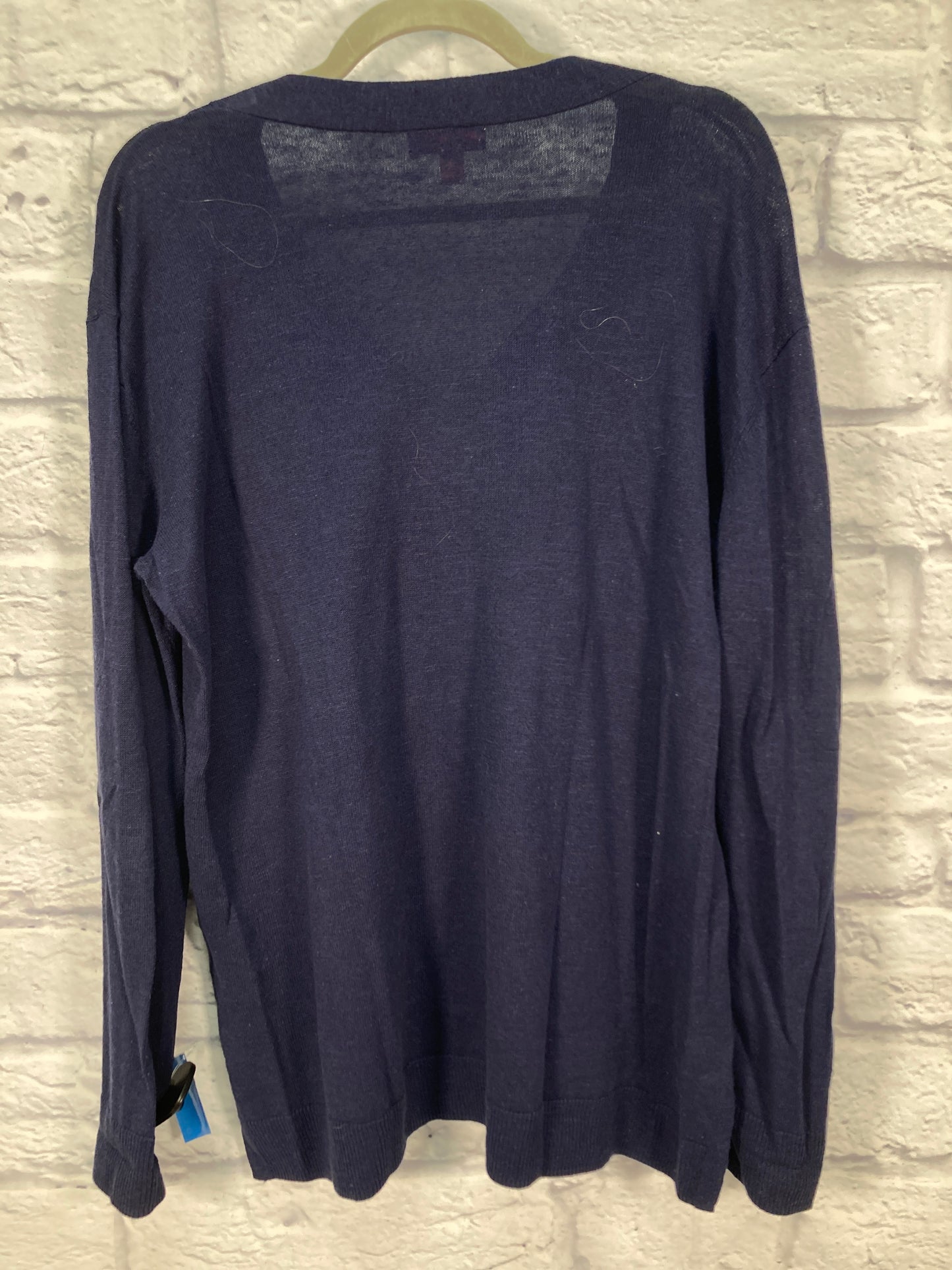 Top Long Sleeve By Lilly Pulitzer In Navy, Size: L