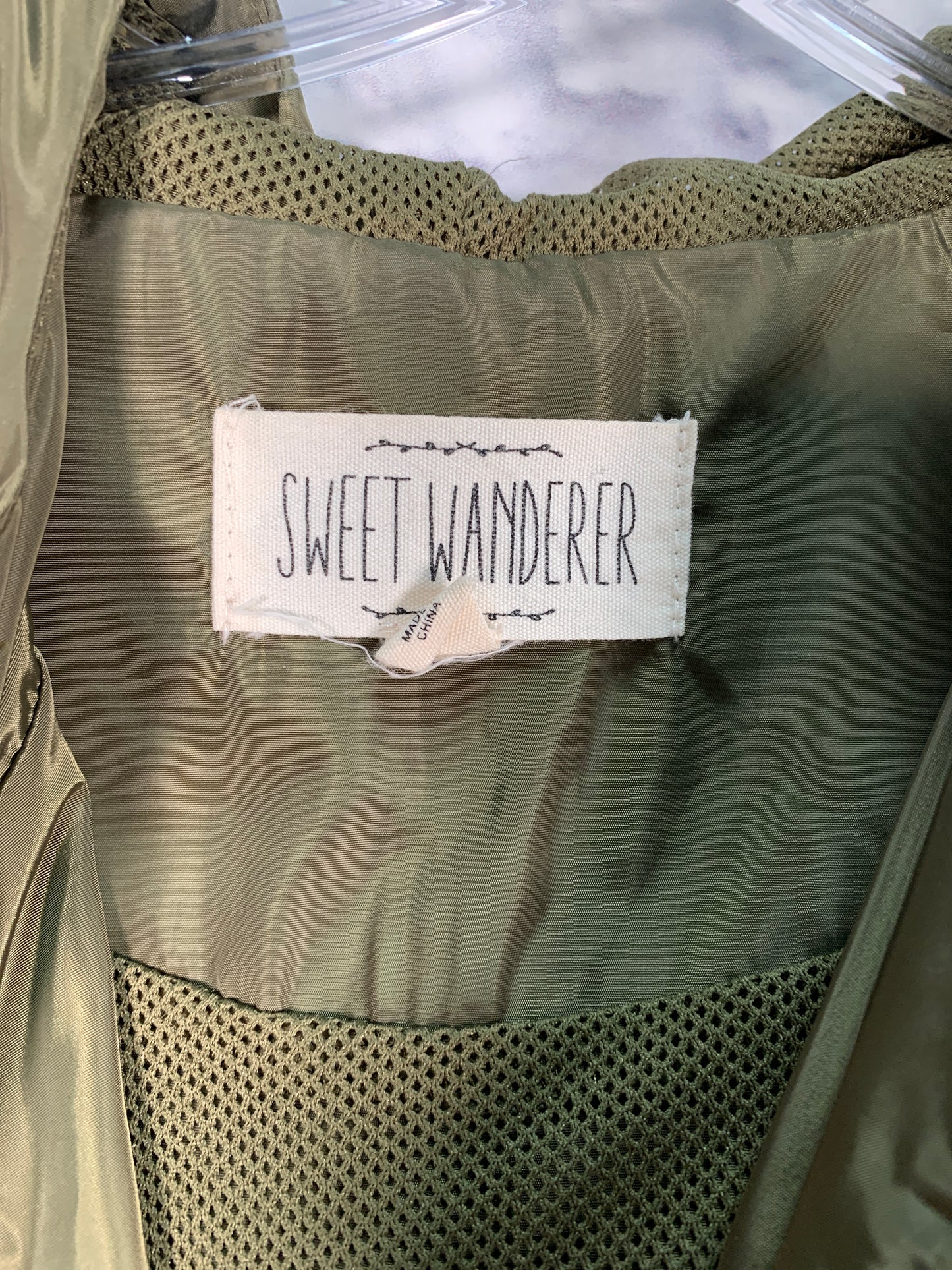 Jacket Other By Sweet Wanderer In Green, Size: L