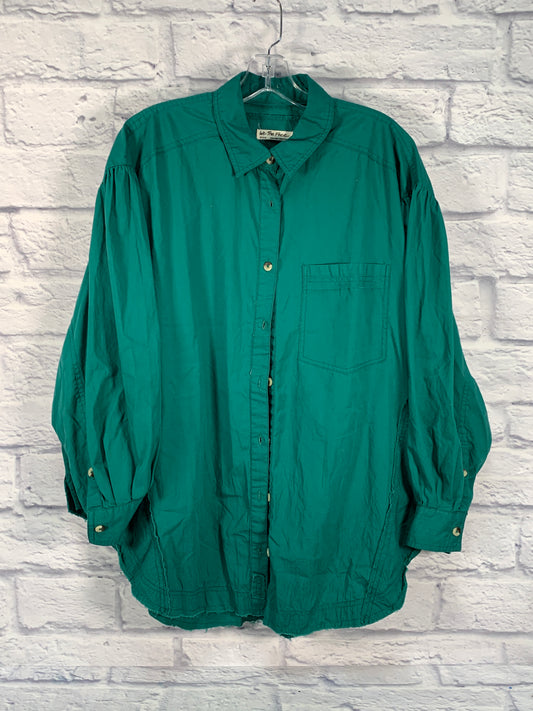 Blouse Long Sleeve By We The Free In Green, Size: M