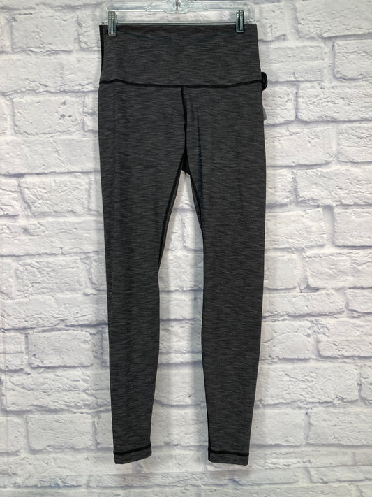 Athletic Leggings By Lululemon In Grey, Size: 10