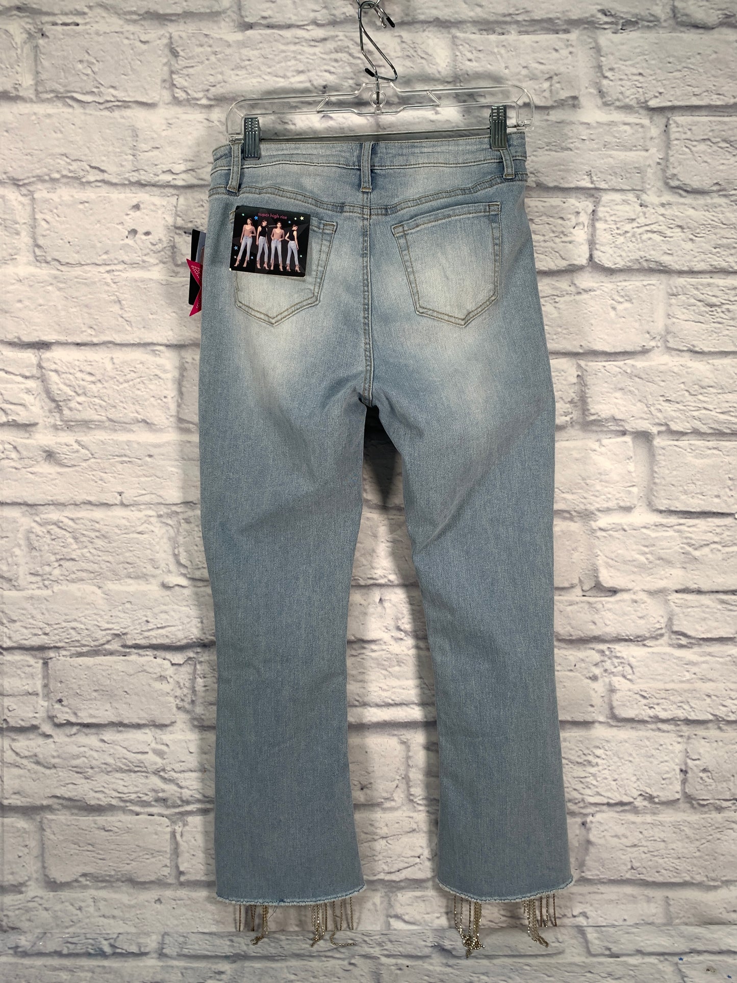 Jeans Flared By Clothes Mentor In Blue Denim, Size: 7