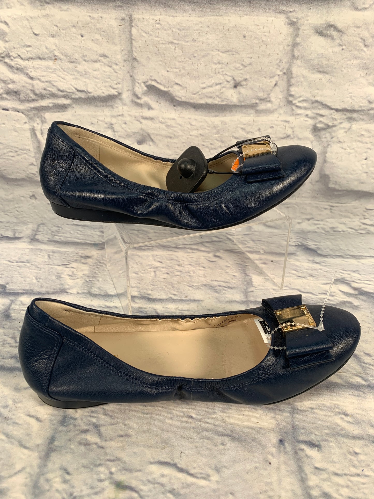 Shoes Flats By Cole-haan In Blue & Gold, Size: 6.5