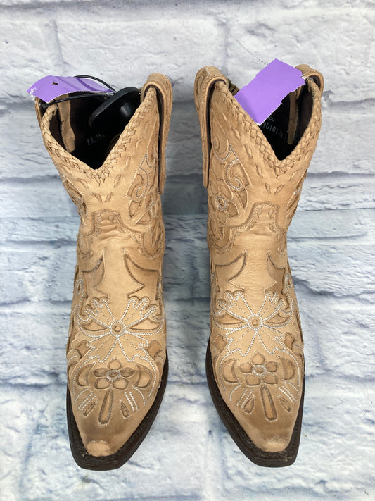 Tan Boots Western Clothes Mentor, Size 8.5