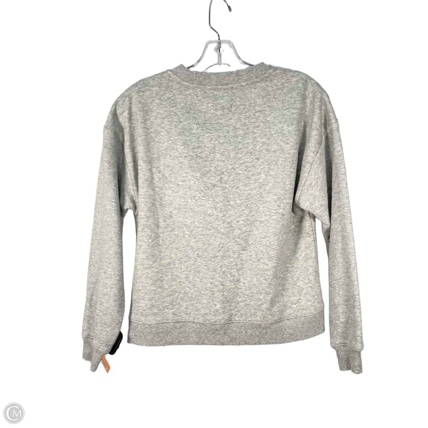 Sweatshirt Crewneck By Maeve In Green & Grey, Size: Xxs