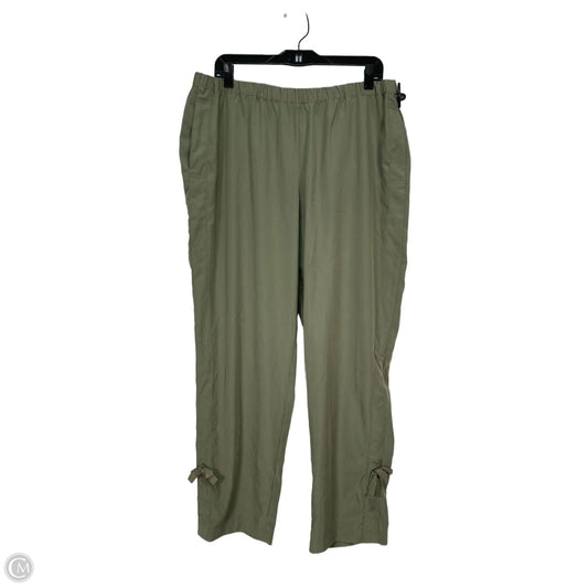 Pants Lounge By Chicos In Green, Size: 12