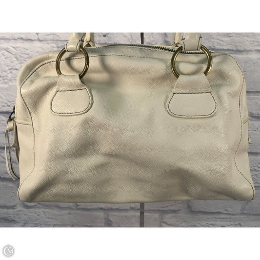 Handbag Leather By Boden, Size: Medium
