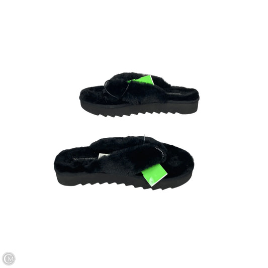 Sandals Heels Platform By Koolaburra By Ugg In Black, Size: 7