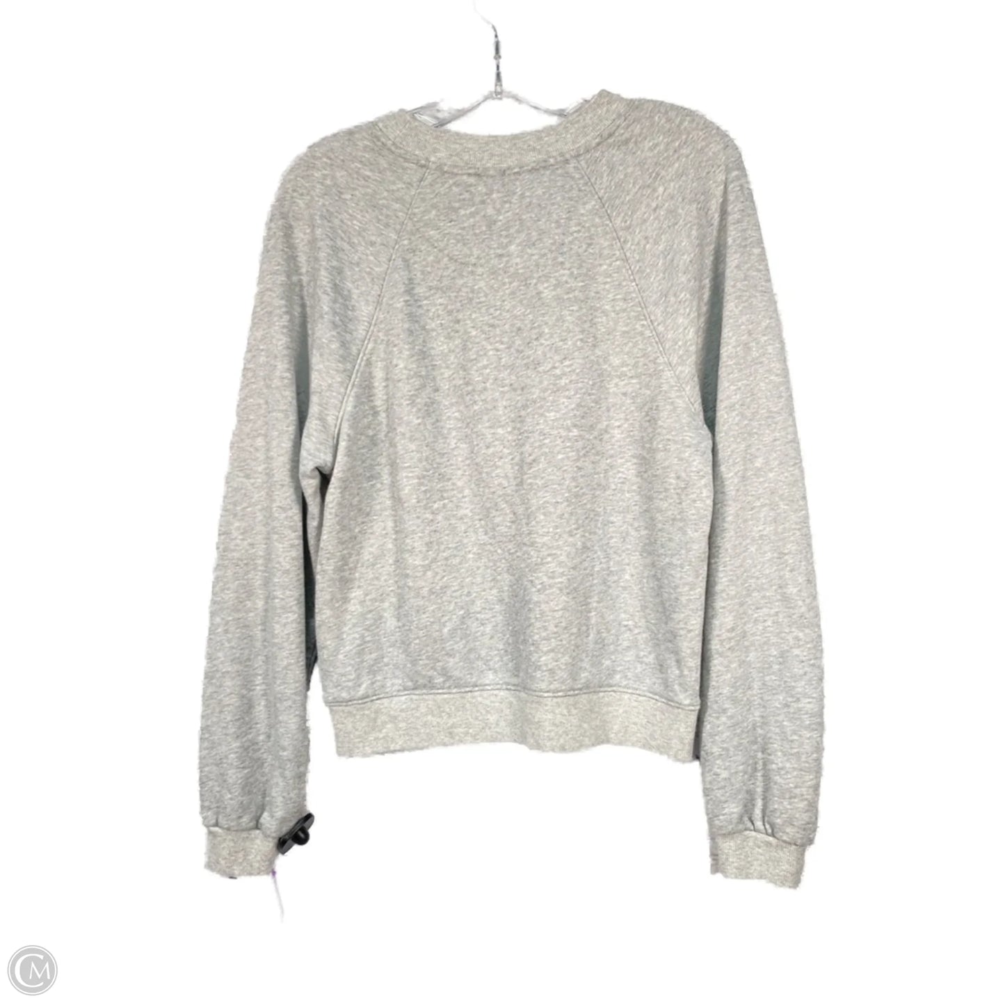 Sweatshirt Crewneck By Anthropologie In Grey, Size: M
