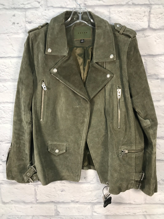 Green Jacket Moto Leather Blanknyc, Size L
