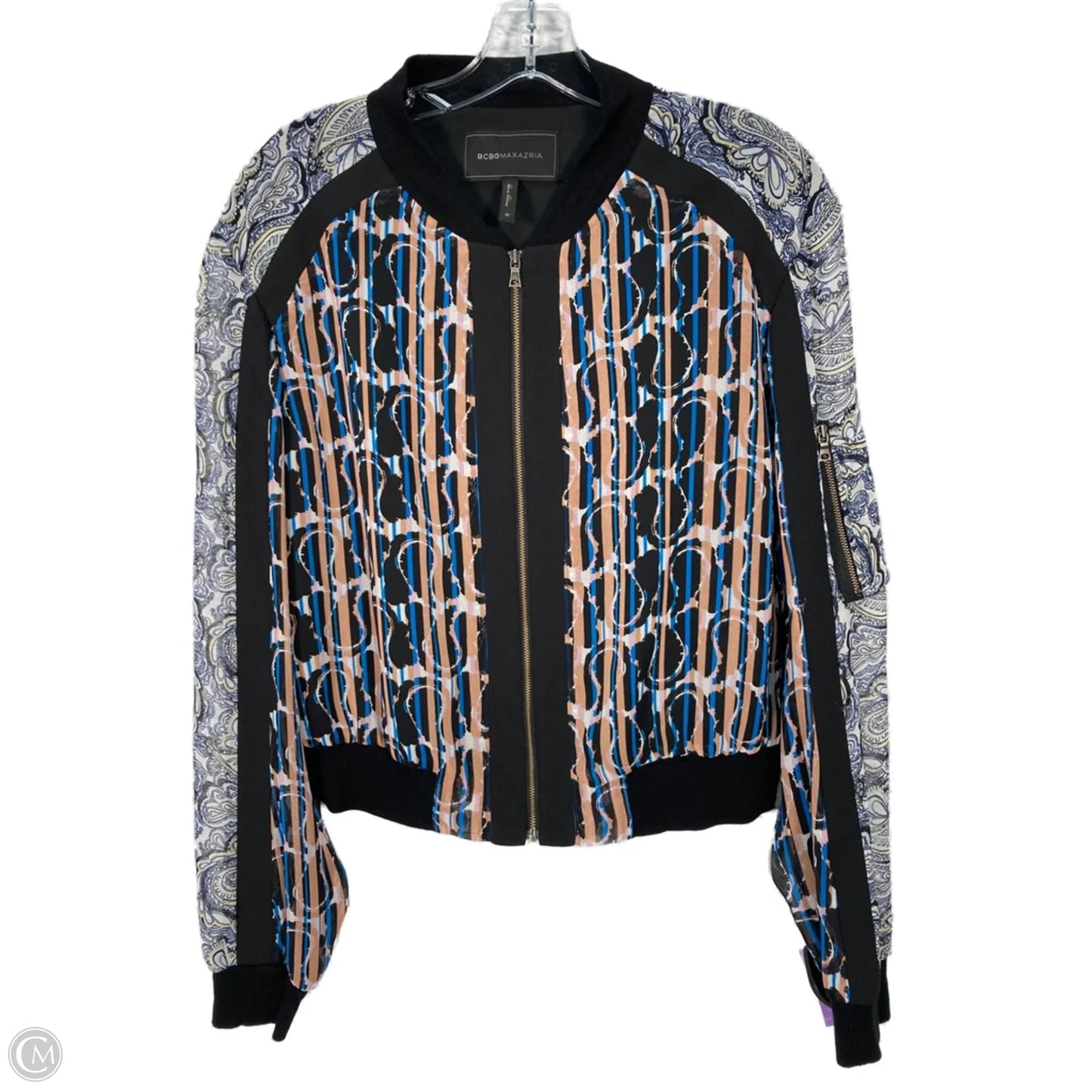 Jacket Other By Bcbgmaxazria In Black & Brown, Size: M