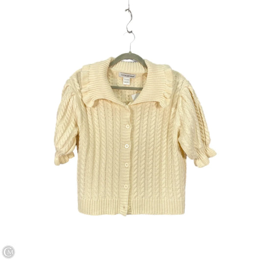 Sweater Short Sleeve By Clothes Mentor In Beige, Size: Xl
