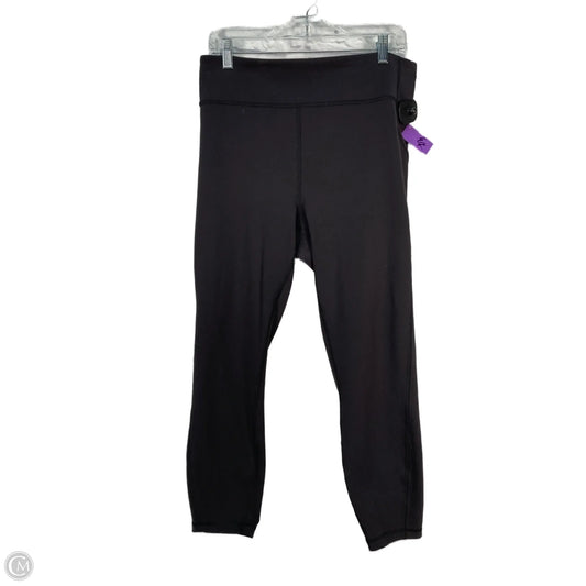 Athletic Leggings By Lululemon In Black, Size: Xl