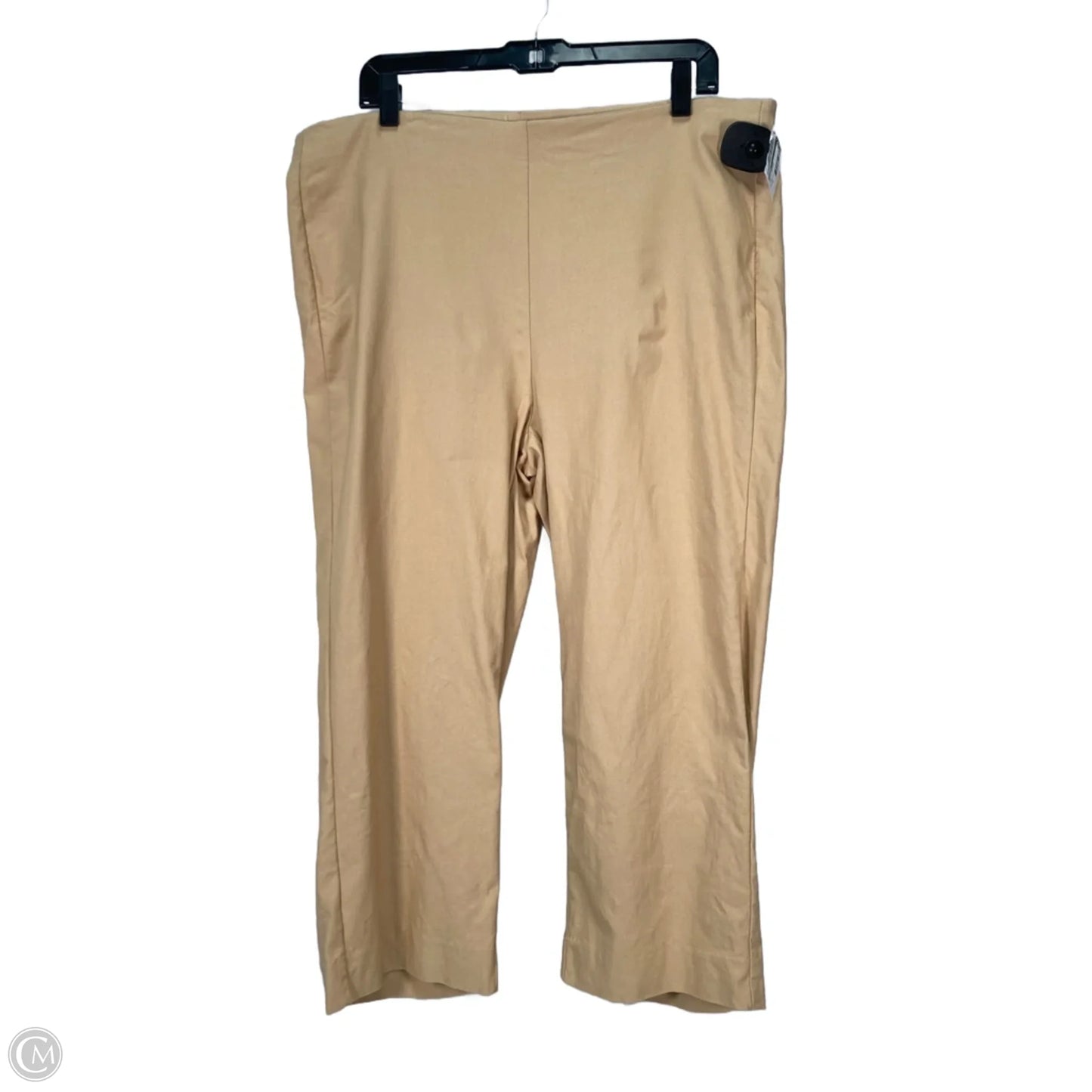 Pants Cropped By Chicos In Tan, Size: 16