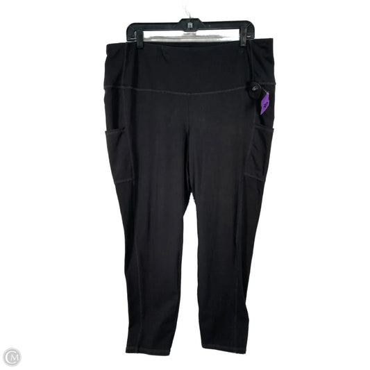 Athletic Leggings By Chicos In Black, Size: Xl