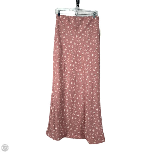 Skirt Maxi By Altard State In Pink & Tan, Size: L