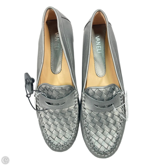 Shoes Flats By Vaneli In Silver, Size: 9.5