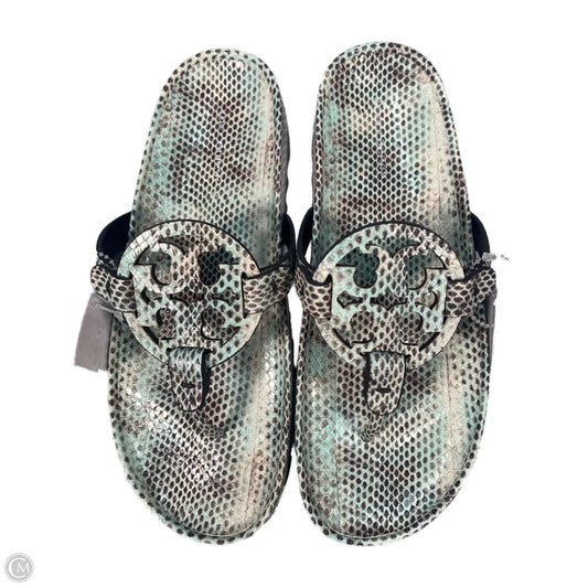 Sandals Designer By Tory Burch In Snakeskin Print, Size: 8
