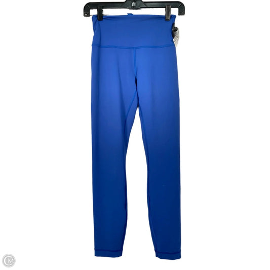 Athletic Leggings By Lululemon In Blue, Size: S