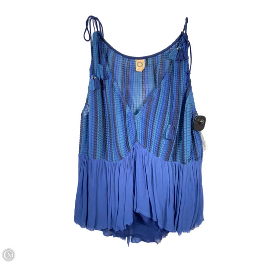 Blouse Sleeveless By Akemi And Kin In Navy, Size: L