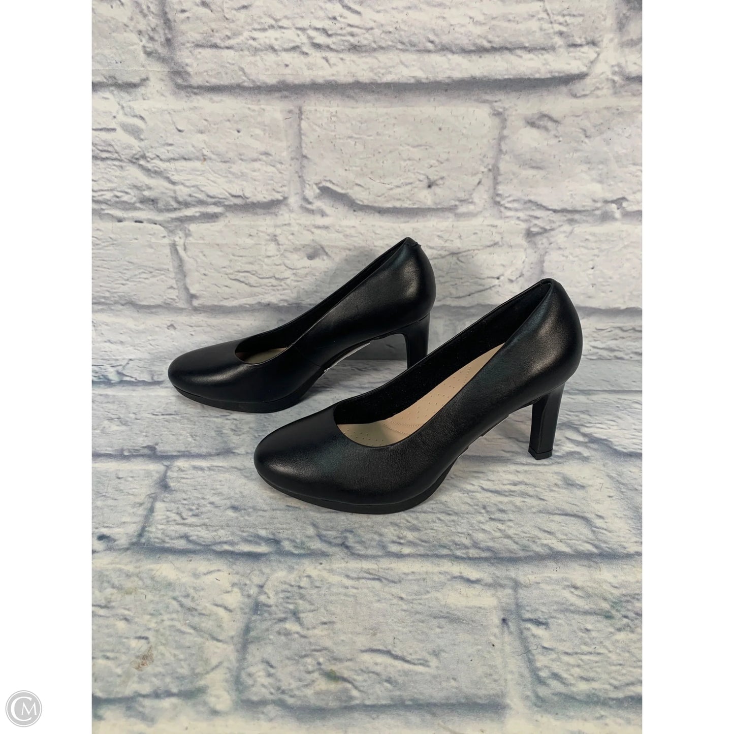 Shoes Heels Stiletto By Clarks In Black, Size: 7.5