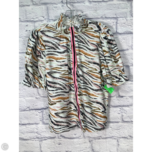 Top Short Sleeve By Voy In Multi-colored, Size: L