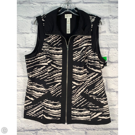 Vest Other By Zenergy By Chicos In Black & White, Size: Xl