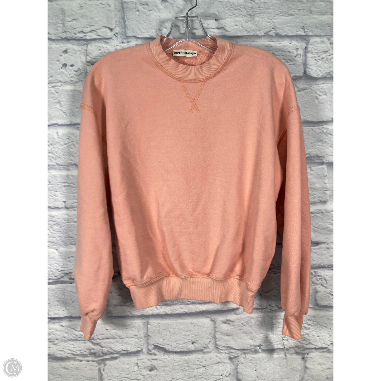 Sweatshirt Crewneck By Dippin Daisys In Orange, Size: Xs
