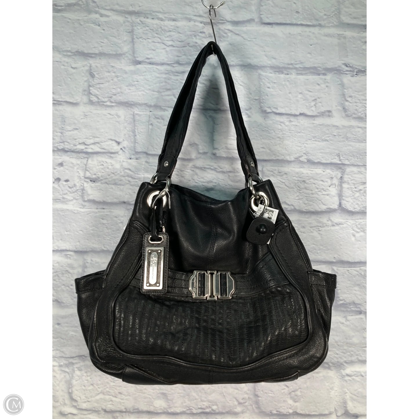 Handbag Leather By B. Makowsky, Size: Large