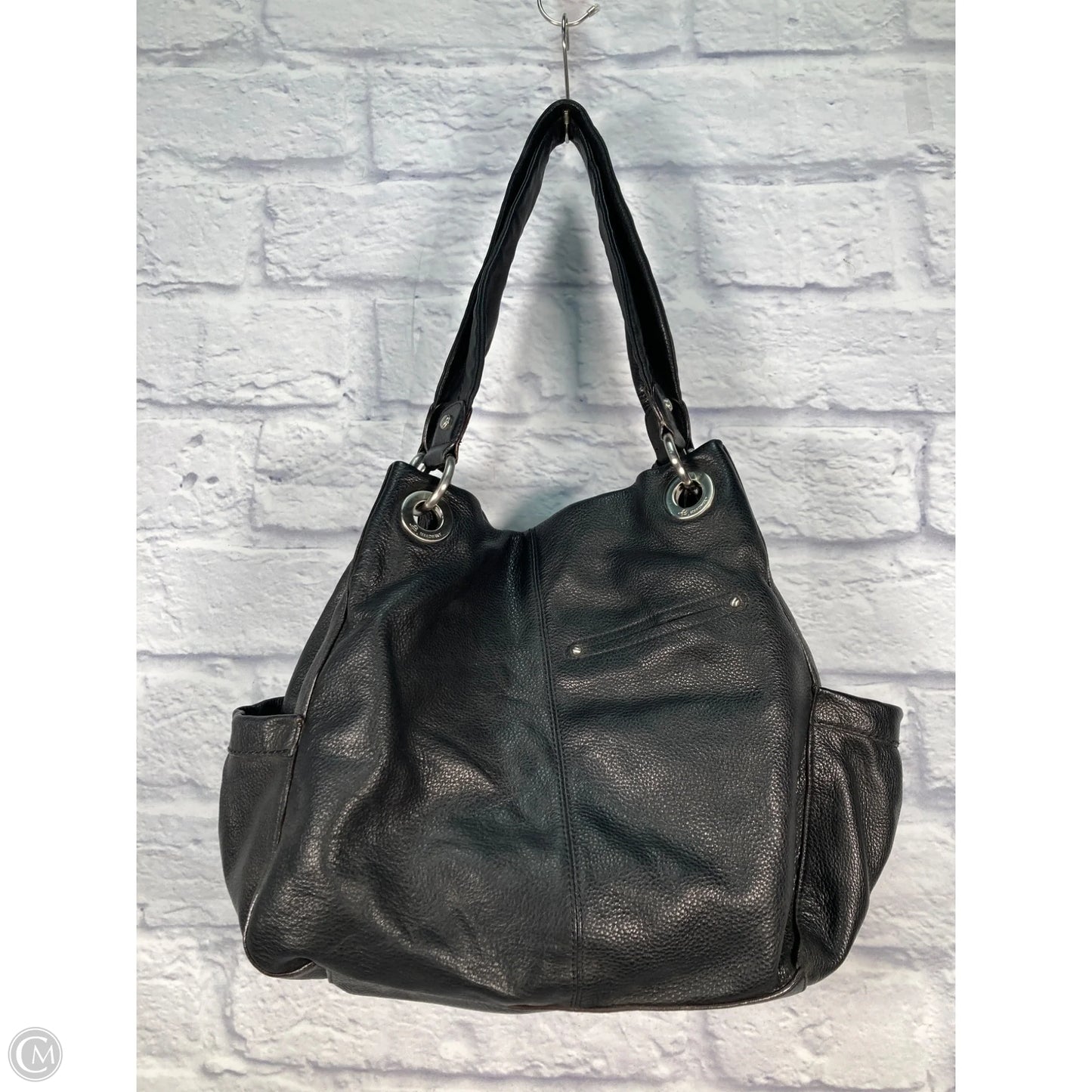 Handbag Leather By B. Makowsky, Size: Large