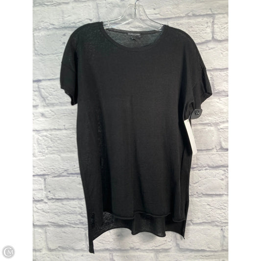 Tunic Short Sleeve By Eileen Fisher In Black, Size: Lp