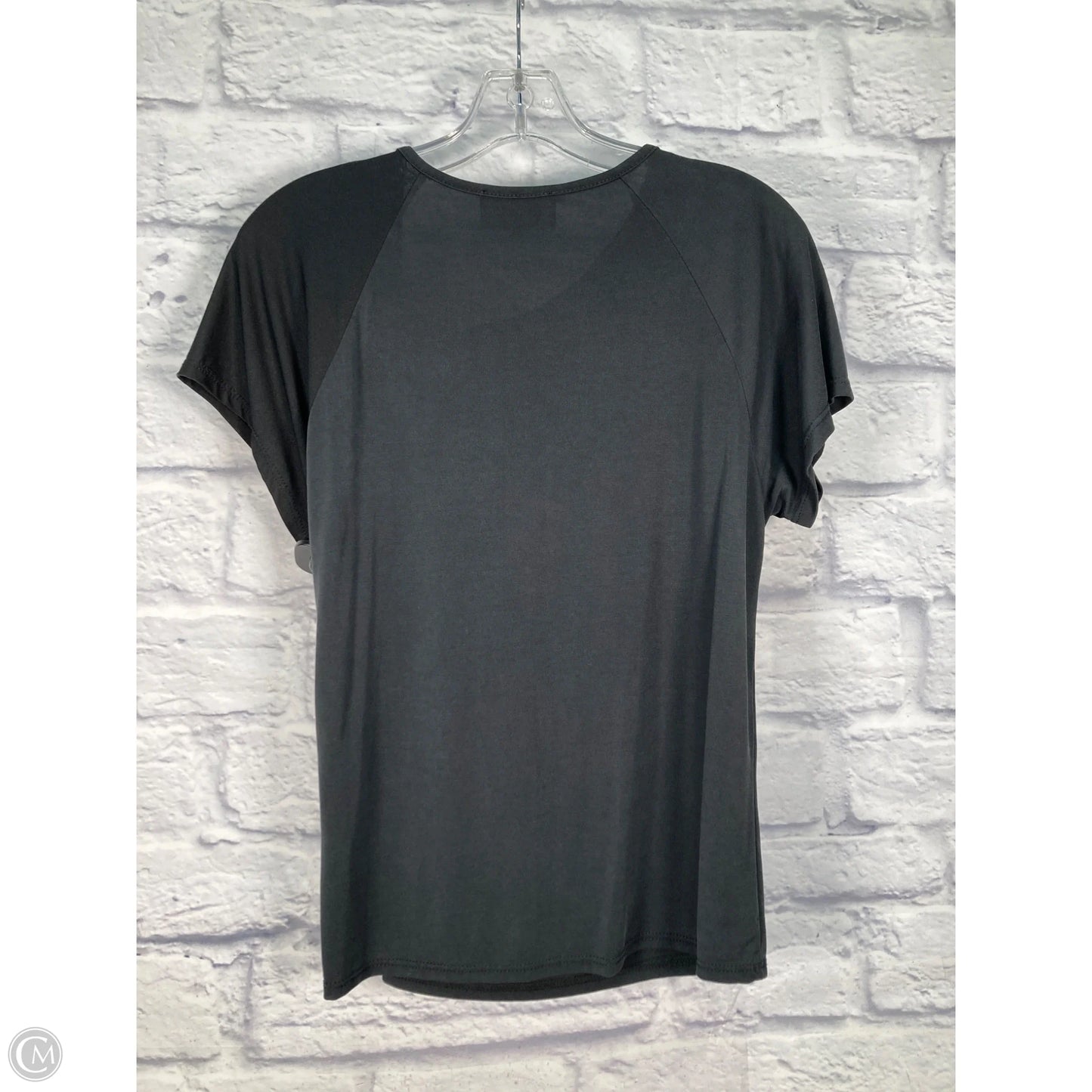 Top Short Sleeve By Anthropologie In Black, Size: Xs