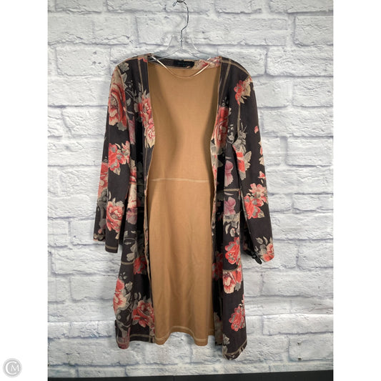 Cardigan By Anthropologie In Floral Print, Size: M