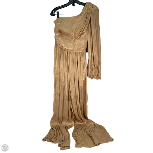 Jumpsuit By Anthropologie In Bronze, Size: Xs