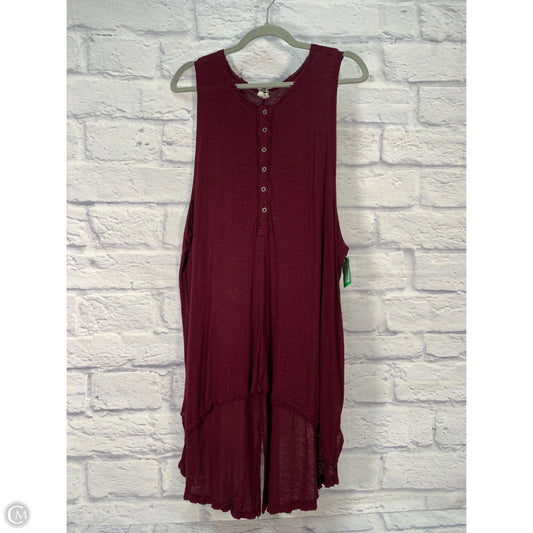 Top Sleeveless By We The Free In Purple, Size: Xl