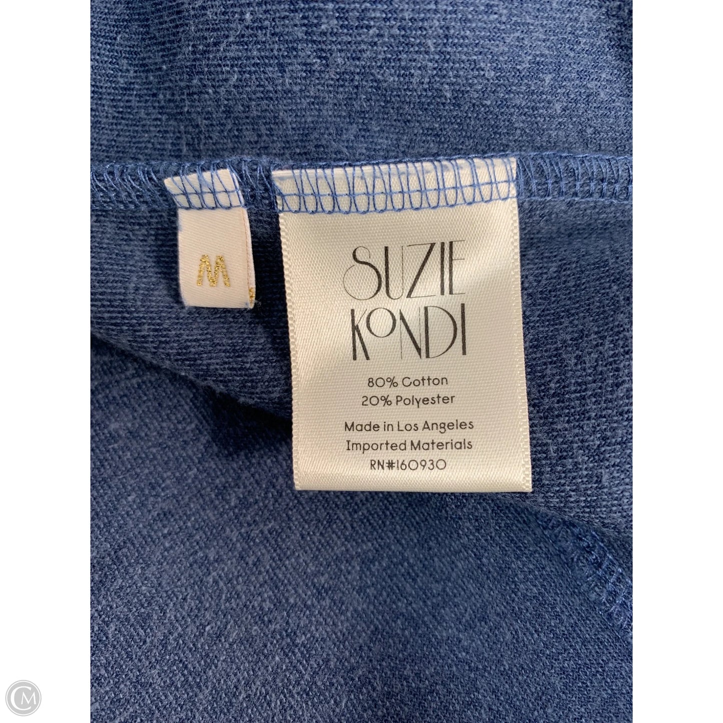 Sweatshirt Collar By Clothes Mentor In Blue, Size: M
