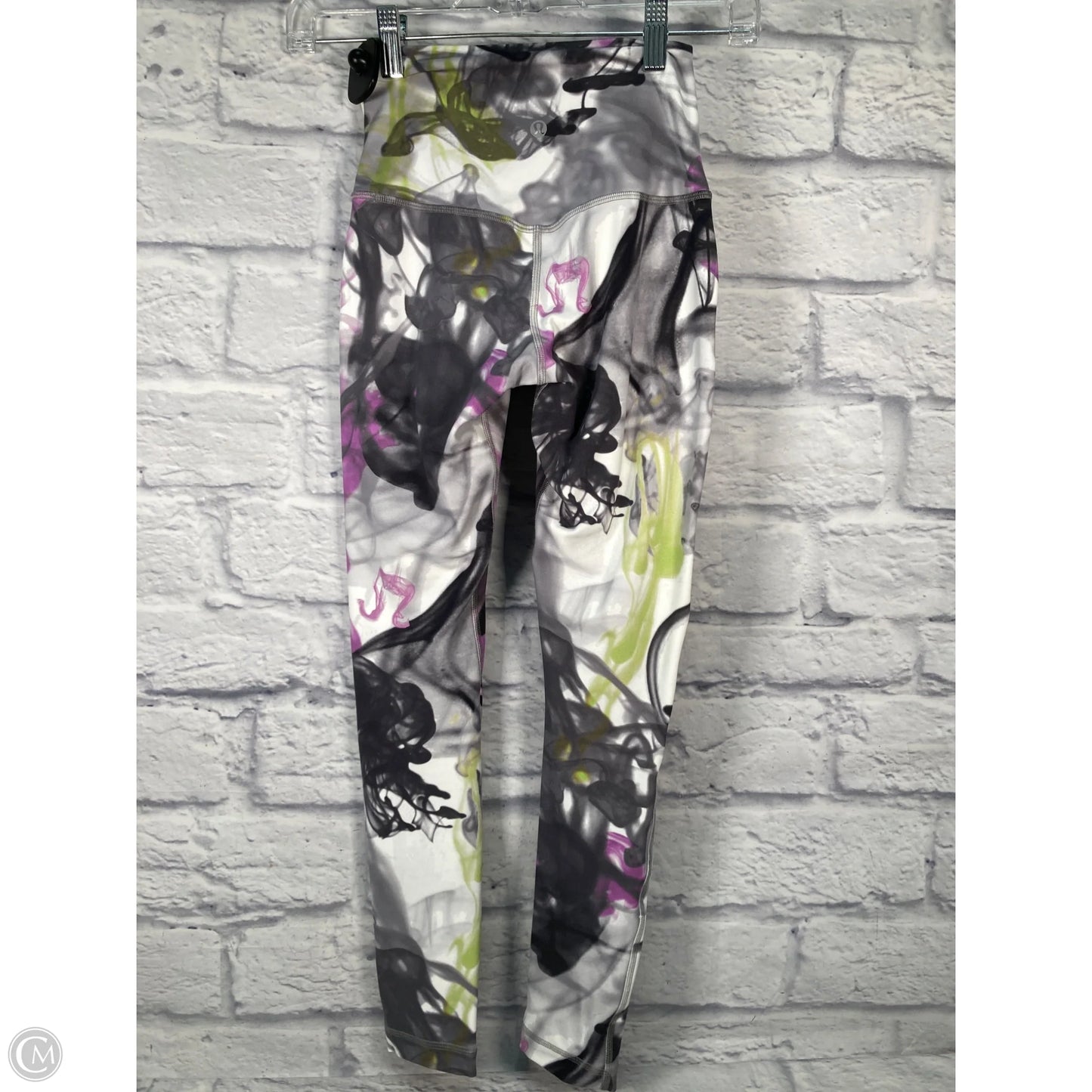 Athletic Leggings By Lululemon In Black & Grey, Size: 2