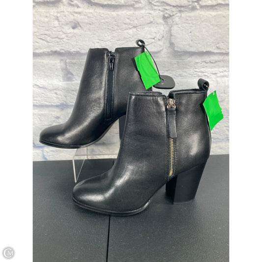 Boots Ankle Heels By Aldo In Black, Size: 7.5
