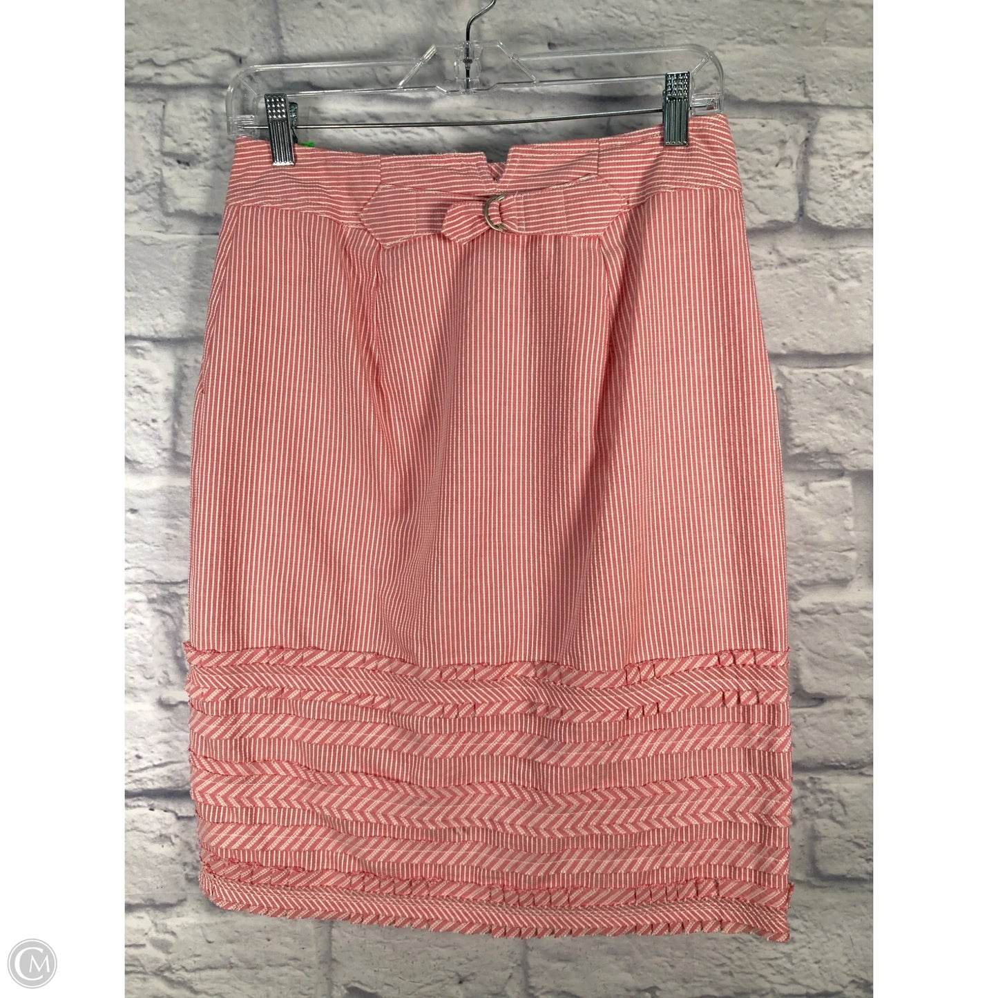 Skirt Midi By Cynthia Steffe In Striped Pattern, Size: 6