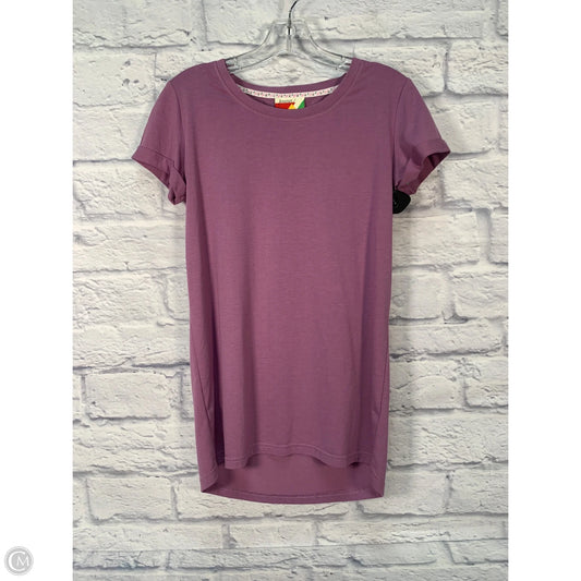 Athletic Top Short Sleeve By Clothes Mentor In Purple, Size: Xxs