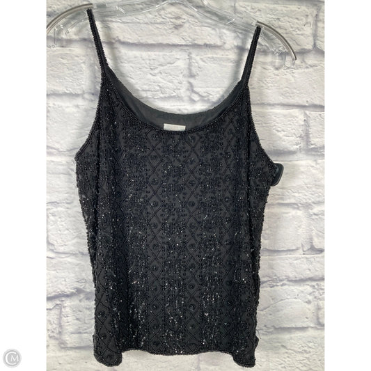 Top Sleeveless By Chicos In Black, Size: M