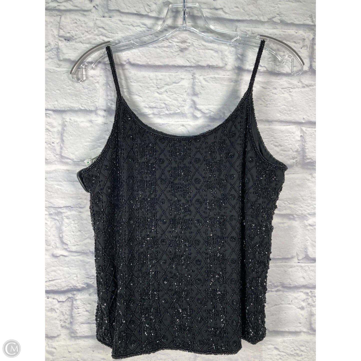 Top Sleeveless By Chicos In Black, Size: M