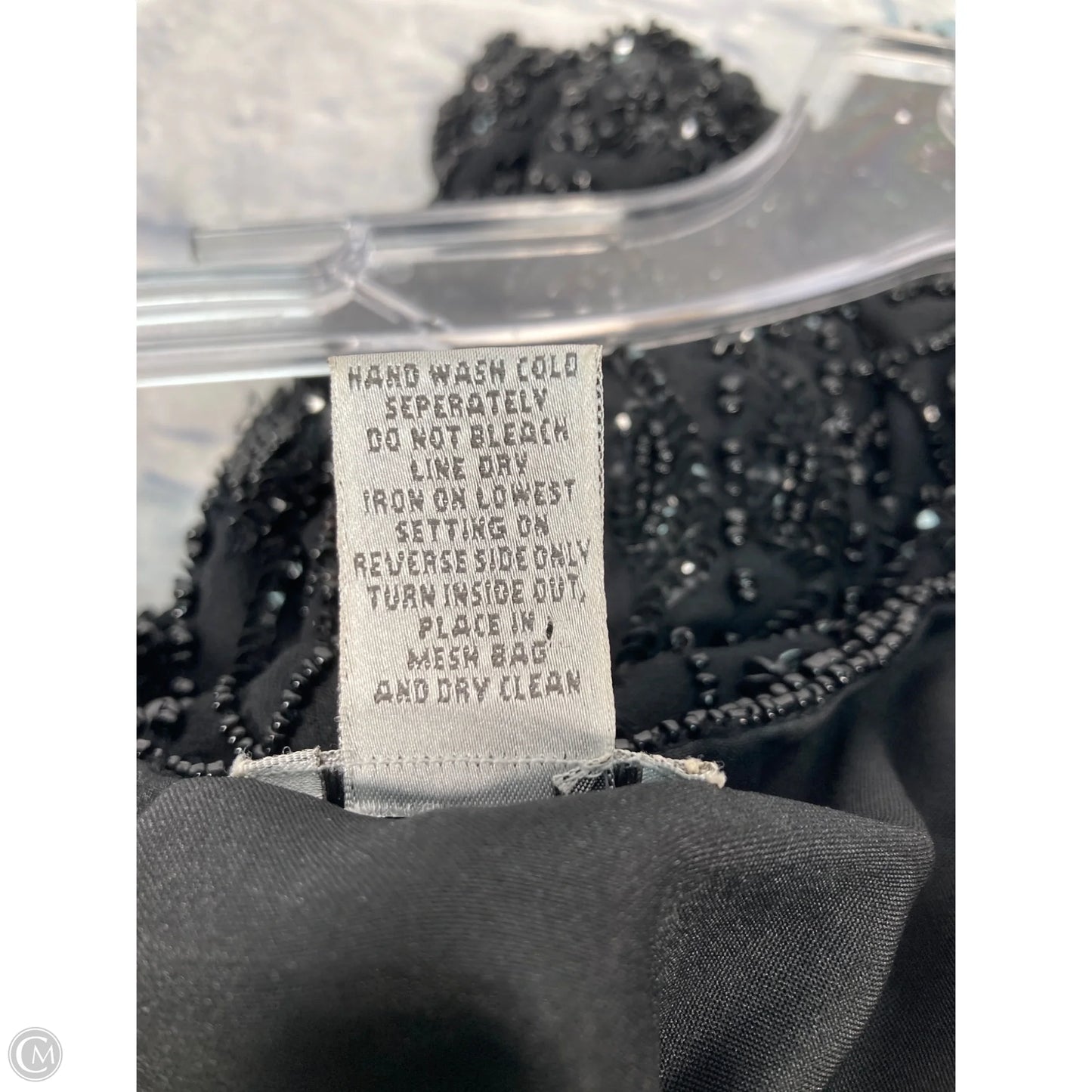 Top Sleeveless By Chicos In Black, Size: M