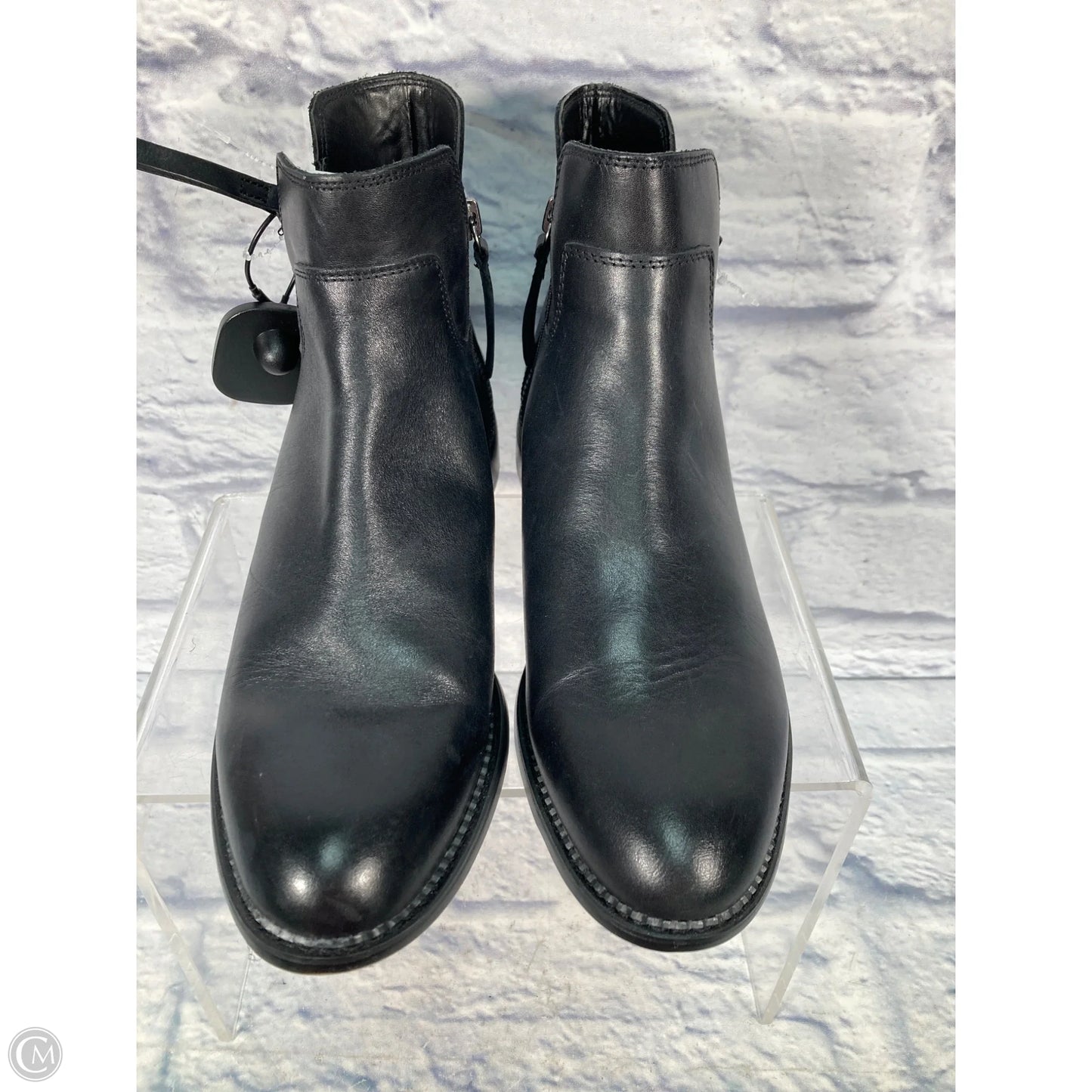 Boots Ankle Heels By Franco Sarto In Black, Size: 8