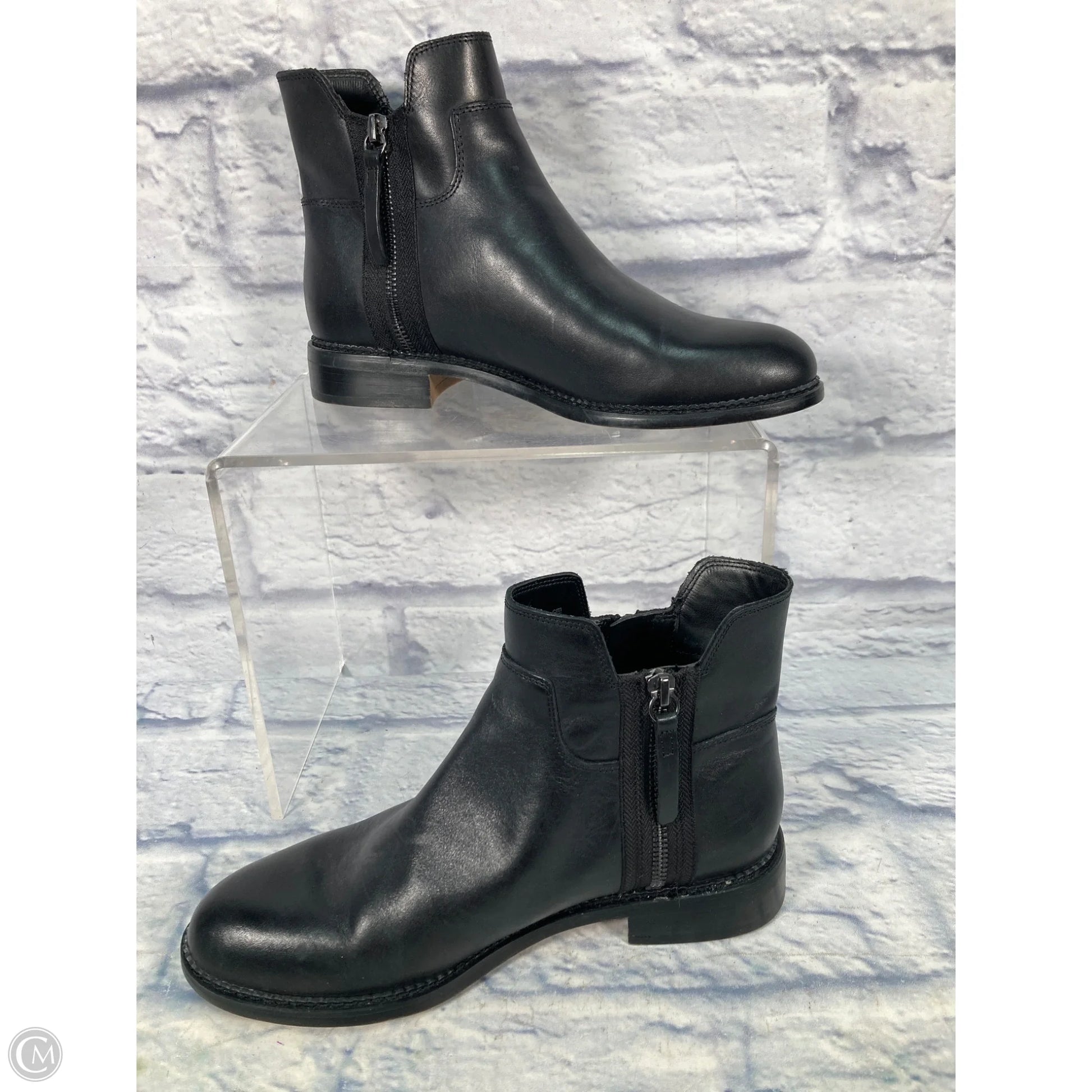 Boots Ankle Heels By Franco Sarto In Black, Size: 8 Boots Ankle Heels By Franco Sarto In Black, Size: 8