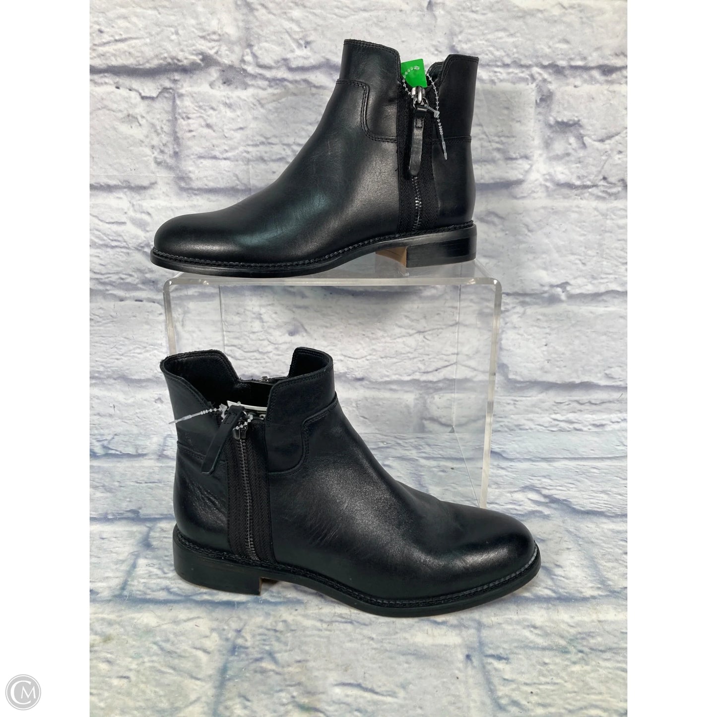 Boots Ankle Heels By Franco Sarto In Black, Size: 8