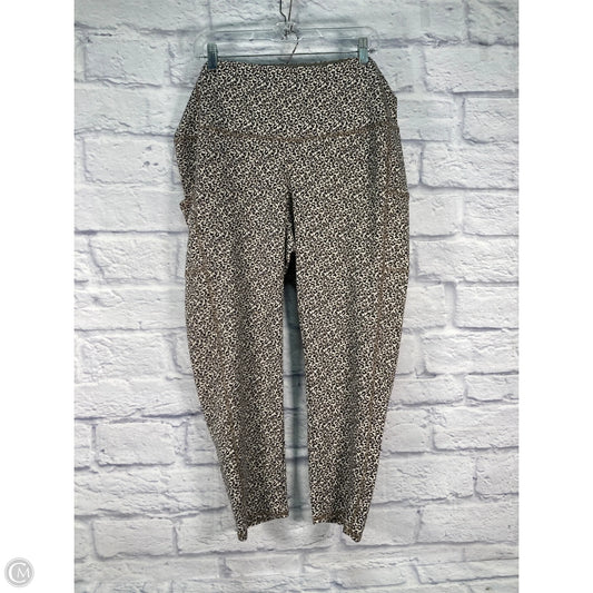 Athletic Leggings By Zenergy By Chicos In Animal Print, Size: Xl