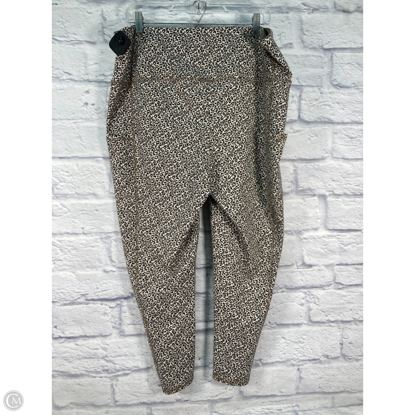 Athletic Leggings By Zenergy By Chicos In Animal Print, Size: Xl