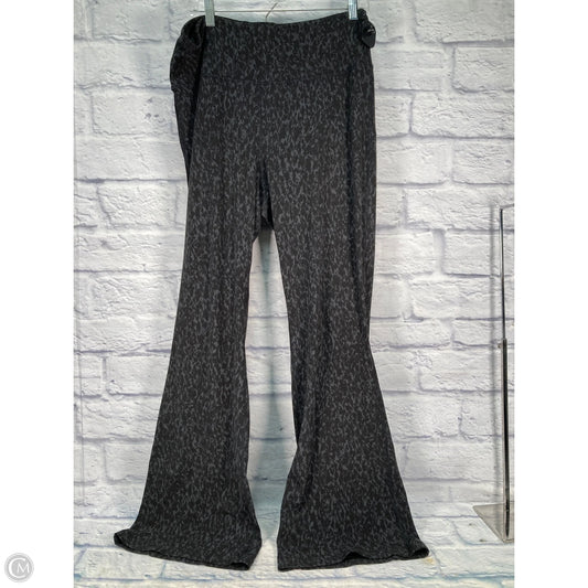 Athletic Leggings By Lululemon In Black & Grey, Size: 14