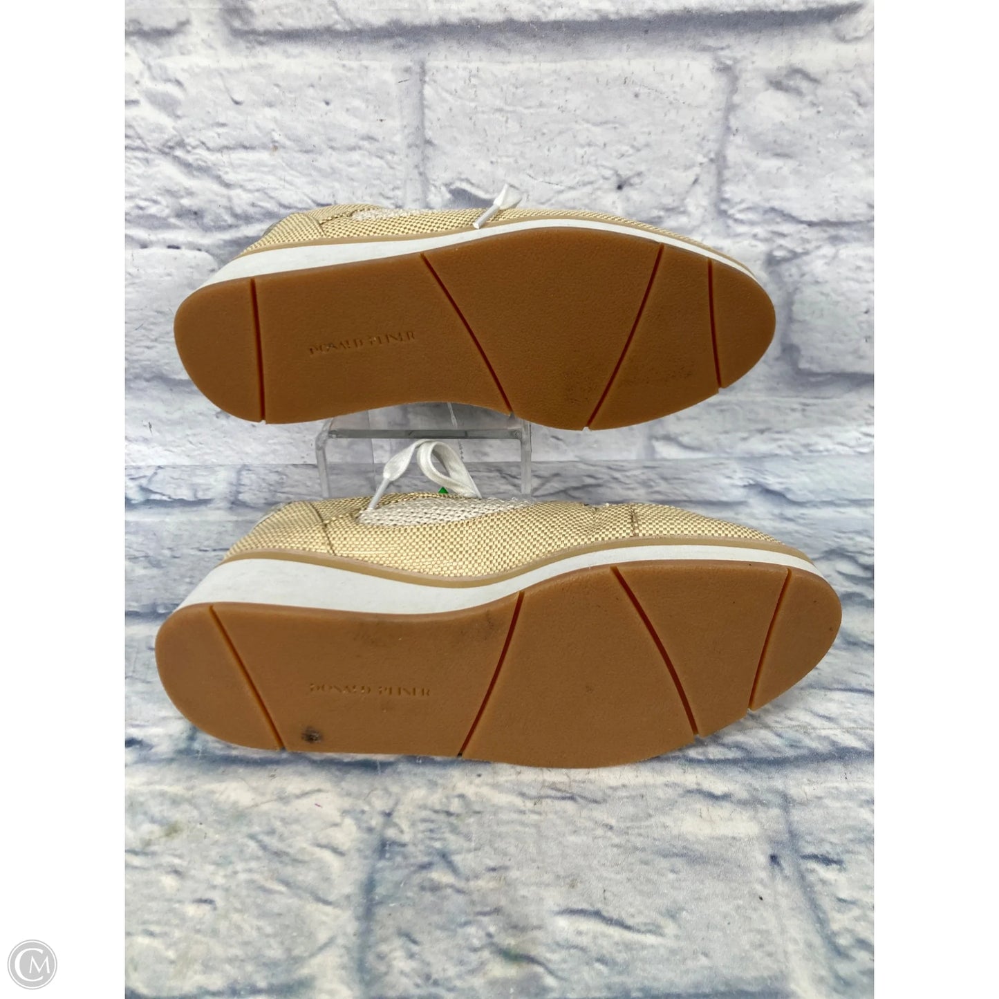 Shoes Sneakers By Donald Pliner In Brown & Tan, Size: 8